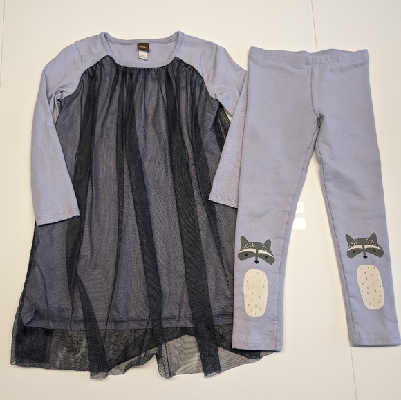 Tea Collection outfit set Raccoon - Picture 1 of 3